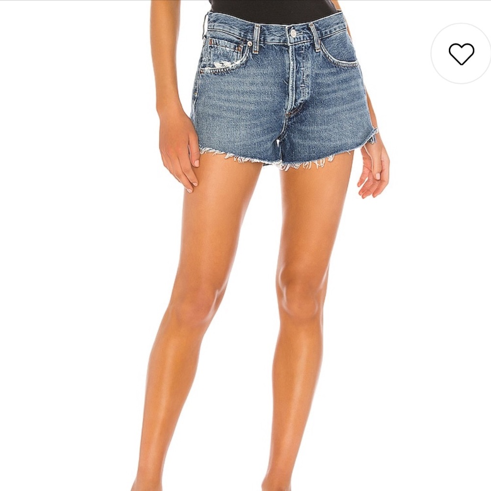 AGOLDE Parker Vintage Cut Off Short in Lowkey